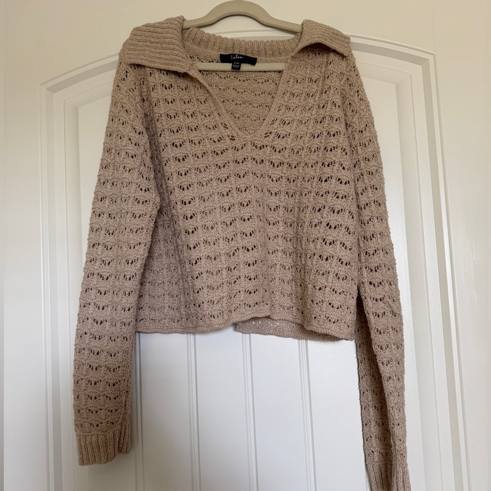 Lulu's Lightweight Collared Sweater